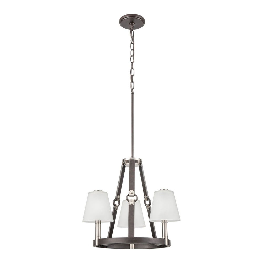 Atlas Armstrong Grove 3-Light Chandelier – Fashion-Inspired Elegance for Modern Dining and Living Spaces Espresso 18'' CL11064-BK