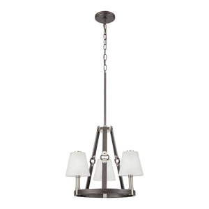 Atlas Armstrong Grove 3-Light Chandelier – Fashion-Inspired Elegance for Modern Dining and Living Spaces Espresso 18'' CL11064-BK