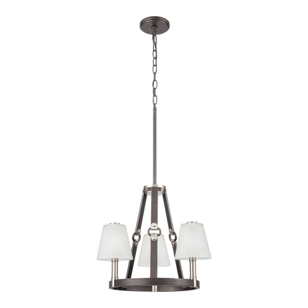 Atlas Armstrong Grove 3-Light Chandelier – Fashion-Inspired Elegance for Modern Dining and Living Spaces Espresso 18'' CL11064-BK
