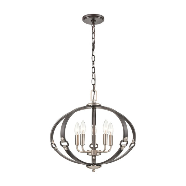 Atlas Armstrong Grove 3-Light Chandelier – Fashion-Inspired Elegance for Modern Dining and Living Spaces Espresso 20'' CL11065-BK