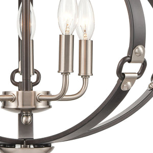 Atlas Armstrong Grove 3-Light Chandelier – Fashion-Inspired Elegance for Modern Dining and Living Spaces Espresso 20'' CL11065-BK
