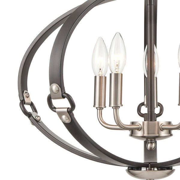 Atlas Armstrong Grove 3-Light Chandelier – Fashion-Inspired Elegance for Modern Dining and Living Spaces Espresso 20'' CL11065-BK
