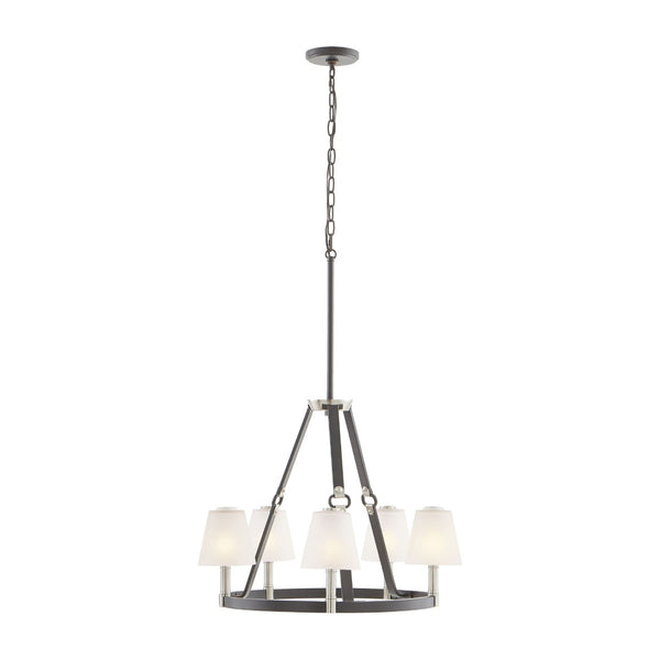 Atlas Armstrong Grove 25" 5-Light Chandelier - Fashion-Inspired Espresso Design for Elegant Interiors CL11066-BK