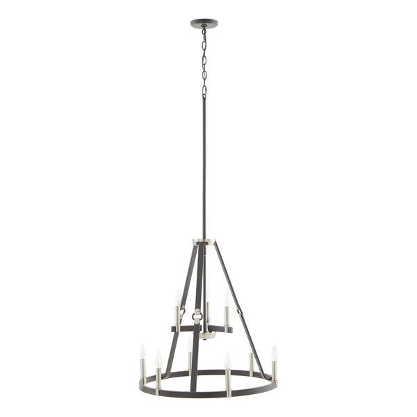 Atlas Armstrong Grove 25" Wide 9-Light Chandelier - Espresso Finish, Elegant Design for Modern Spaces CL11067-BK
