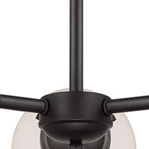 Atlas Beckett 22'' Wide 3-Light Chandelier - Elegant Oil Rubbed Bronze with Globe Shades for Modern Spaces CL11079-BZ1