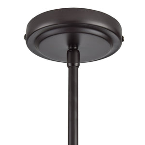 Atlas Boman Modern 3-Light Chandelier - Midcentury-Inspired Design with Clear Glass Globes for Elegance Oil Rubbed Bronze 23'' CL11085-BZ