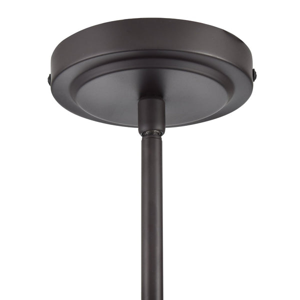 Atlas Boman Modern 3-Light Chandelier - Midcentury-Inspired Design with Clear Glass Globes for Elegance Oil Rubbed Bronze 28'' CL11086-BZ