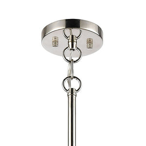 Atlas Boudreaux 12-Light Chandelier - Midcentury Modern Design with Radiant Glass Globes for Any Space Polished Nickel CL11090-NK