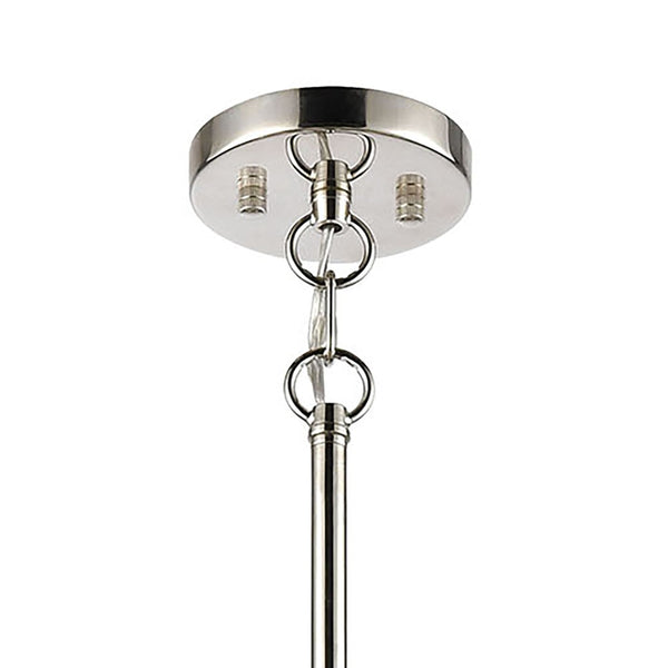 Atlas Boudreaux 12-Light Chandelier - Midcentury Modern Design with Radiant Glass Globes for Any Space Polished Nickel CL11090-NK