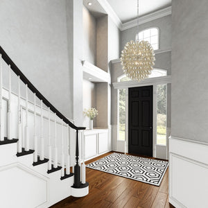 Atlas Bubble 26'' Wide 6-Light Chandelier - Chrome & Amber Glass - Coastal Modern Design for Bright Spaces CL11104-CH