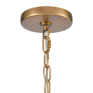 Atlas Cecil 28" Wide 8-Light Chandelier - Elegant Natural Brass Fixture for Dining Rooms & Foyers CL11119-BS