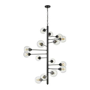 Atlas Composition Helix 15-Light Chandelier - Stunning Oil Rubbed Bronze Design for Modern Interiors CL11131-BZ