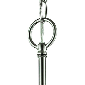 Atlas Conway 26'' Wide 5-Light Chandelier - Elegant Brushed Nickel Fixture with Opaque Glass Shades CL11135-NK