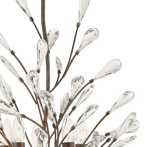 Atlas Crislett 25'' Wide 5-Light Chandelier - Stunning Sunglow Bronze with Crystal Bud Accents for Elegance CL11137-BZ