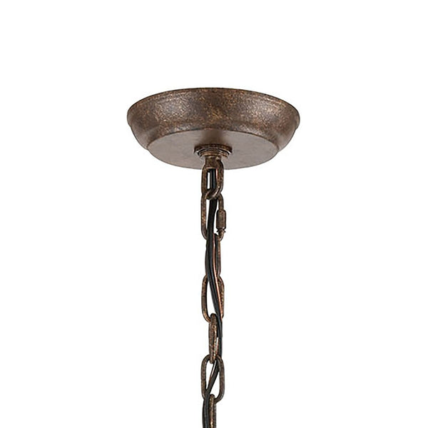 Atlas Crislett 25" Wide 6-Light Chandelier - Elegant Sunglow Bronze Fixture for Dining & Living Spaces CL11138-BZ