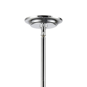 Atlas Crosspiece 39'' Wide 6-Light Chandelier - Matte Black, Adjustable Rods for Modern Living Spaces CL11139-BK