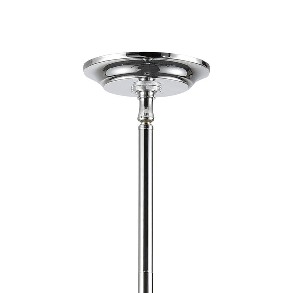 Atlas Crosspiece 39'' Wide 6-Light Chandelier - Matte Black, Adjustable Rods for Modern Living Spaces CL11139-BK