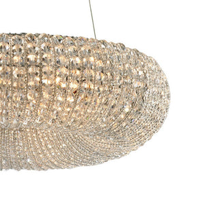 Atlas Crystal 28'' Wide 10-Light Chandelier in Polished Chrome - Modern Design with Stunning Crystal Accents CL11140-CH