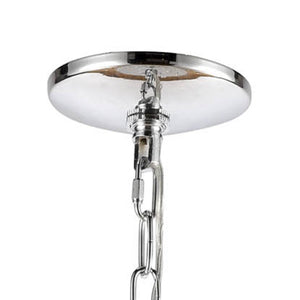 Atlas Crystique 6-Light Chandelier - Nature-Inspired Crystal Design for Sparkling Elegance in Any Room Polished Chrome 20'' CL11141-CH