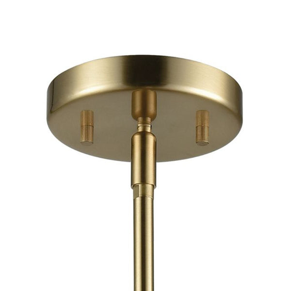 Atlas Delphine 12-Light Starburst Chandelier - Modern Elegance for Contemporary & Mid-Century Spaces Satin Brass 16'' CL11146-BS