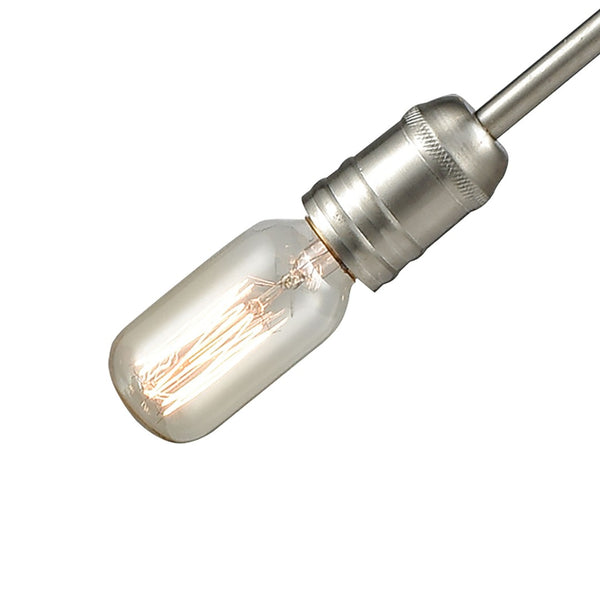 Atlas Delphine 12-Light Starburst Chandelier - Modern Elegance for Contemporary & Mid-Century Spaces Satin Nickel CL11148-NK