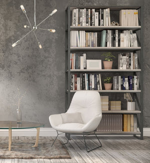 Atlas Delphine 12-Light Starburst Chandelier - Modern Elegance for Contemporary & Mid-Century Spaces Satin Nickel CL11148-NK