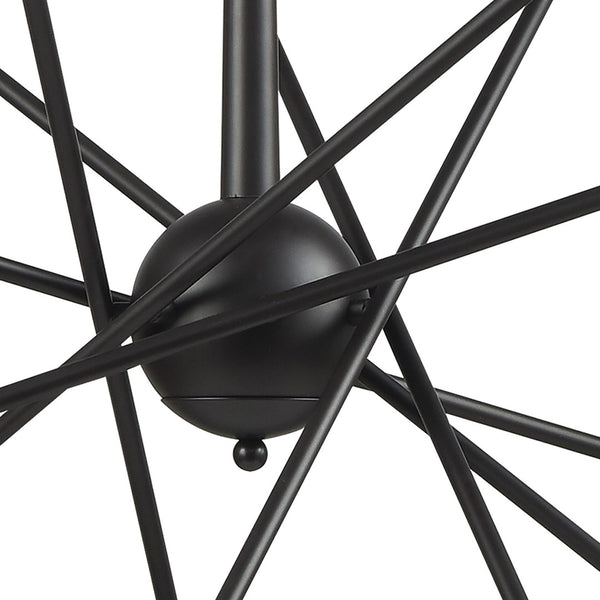 Atlas Delphine 38'' Wide Starburst Chandelier - 14-Light Modern Elegance for Dining Rooms & Foyers Oil Rubbed Bronze CL11150-BZ