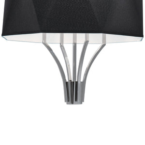 Atlas Diamond 21'' Wide 4-Light Chandelier - Artisan Glass Shades with Polished Nickel Frame for Elegance CL11151-NK1