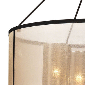 Atlas Diffusion 24'' Wide 4-Light Chandelier - Modern Elegance in Oil Rubbed Bronze for Cozy Ambiance CL11152-BZ