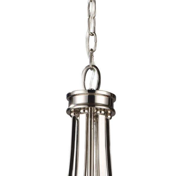Atlas Dione 25" Wide 6-Light Chandelier - Modern Elegance in Polished Nickel for Stylish Home Decor CL11154-NK