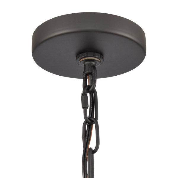 Atlas Dunne 30'' Wide 6-Light Chandelier – Modern Sculptural Design for Contemporary Home Elegance Matte Black CL11158-BK