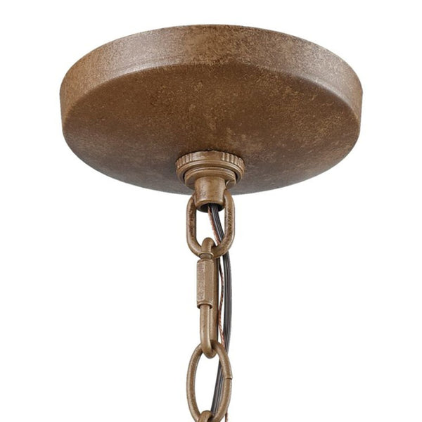 Atlas Elk 3-Light Antler Chandelier – Rustic Lodge Lighting for Dining Rooms and Cozy Living Spaces Wood Tone 18'' CL11160-BN