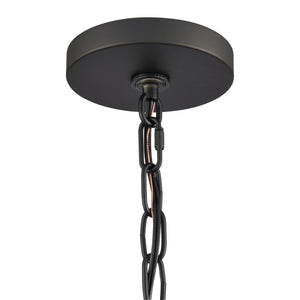 Atlas Ellisville 4-Light Chandelier - Elegant Indoor Lighting for Cozy Dining Areas and Entryways Matte Black CL11161-BK