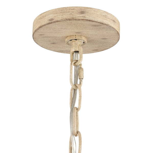 Atlas Ellisville 4-Light Chandelier - Elegant Indoor Lighting for Cozy Dining Areas and Entryways Antique Cream 17.25'' CL11161-CR