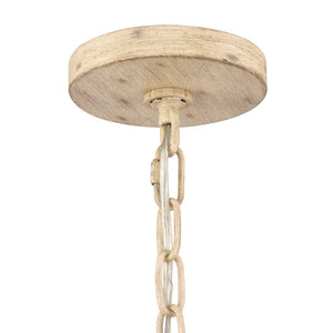 Atlas Ellisville 4-Light Chandelier - Elegant Indoor Lighting for Cozy Dining Areas and Entryways Antique Cream 30'' CL11162-CR