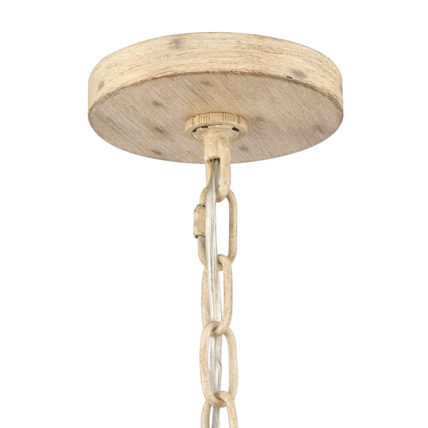 Atlas Ellisville 4-Light Chandelier - Elegant Indoor Lighting for Cozy Dining Areas and Entryways Antique Cream 30'' CL11162-CR