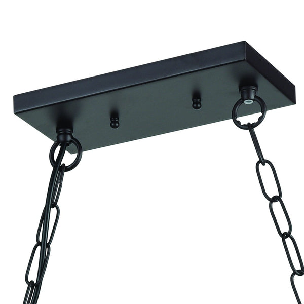 Atlas Grange 31'' Wide 4-Light Chandelier – Elegant Oil Rubbed Bronze Fixture for Dining & Living Spaces CL11192-BZ