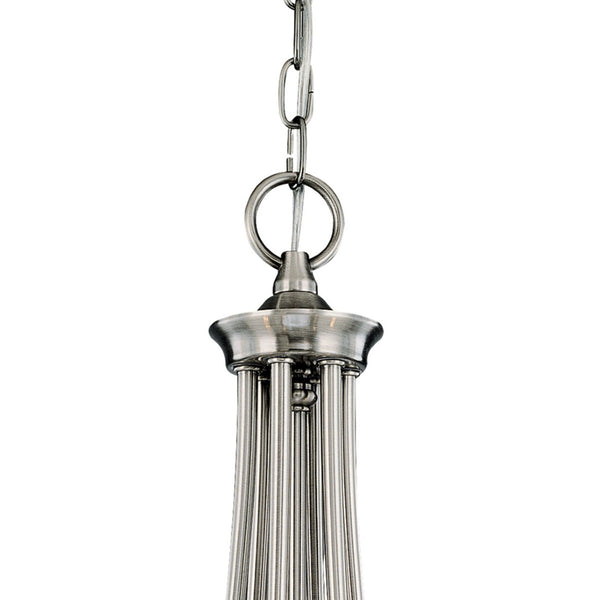 Atlas Harmony 31" Wide 9-Light Chandelier - Elegant Satin Pewter with Frosted Glass for Cozy Spaces CL11197-SV