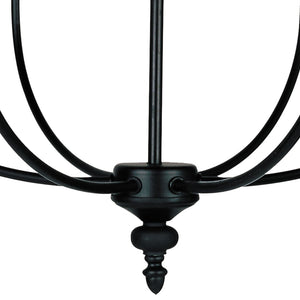 Atlas Hartford 6-Light Chandelier - Timeless Elegance with Minimalist Design for Modern Interiors Oil Rubbed Bronze 25'' CL11199-BZ