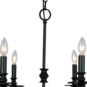 Atlas Hartford 6-Light Chandelier - Timeless Elegance with Minimalist Design for Modern Interiors Oil Rubbed Bronze 25'' CL11199-BZ