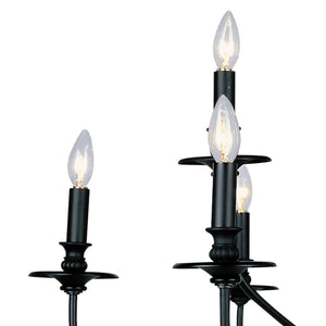 Atlas Hartford 6-Light Chandelier - Timeless Elegance with Minimalist Design for Modern Interiors Oil Rubbed Bronze 29'' CL11200-BZ