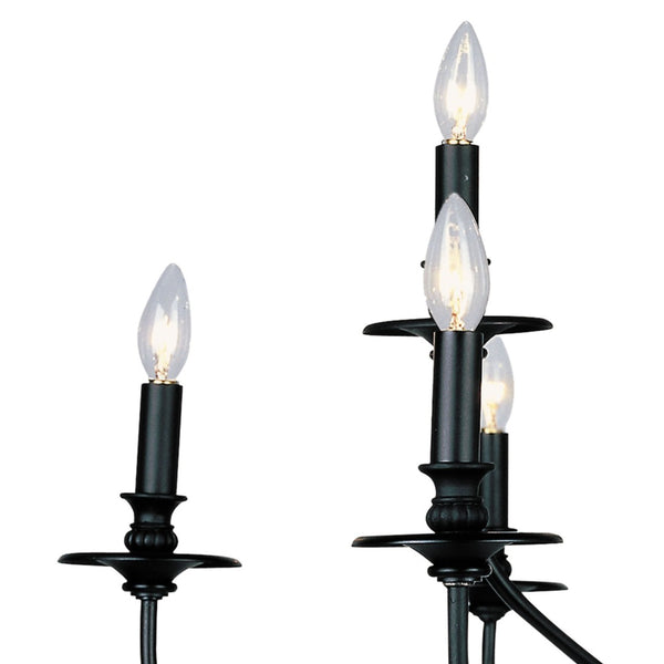 Atlas Hartford 6-Light Chandelier - Timeless Elegance with Minimalist Design for Modern Interiors Oil Rubbed Bronze 29'' CL11200-BZ