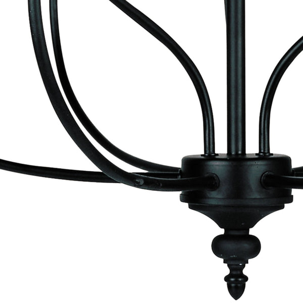 Atlas Hartford 6-Light Chandelier - Timeless Elegance with Minimalist Design for Modern Interiors Oil Rubbed Bronze 29'' CL11200-BZ