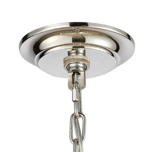 Atlas Ice Geist 33'' Wide 8-Light Chandelier - Polished Nickel Starburst Design for Modern Glam Spaces CL11203-NK