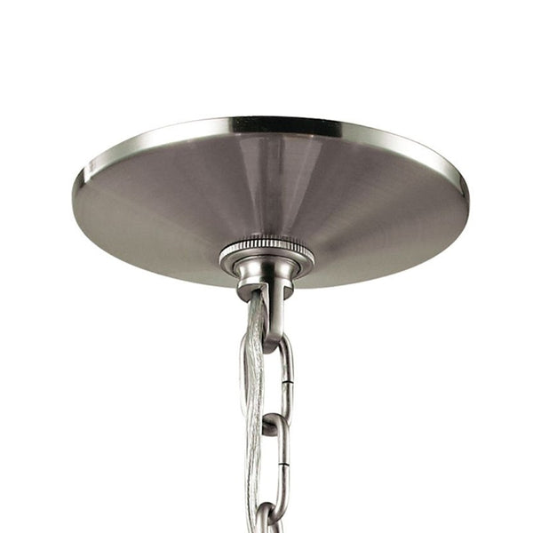 Atlas Jackson Contemporary 3-Light Chandelier with Frosted Tulip Glass Shades for Elegant Home Illumination Brushed Nickel CL11207-NK