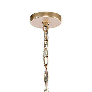 Atlas Levana 24" Wide 5-Light Chandelier - Glamorous Gold Fixture with Crystal Accents for Modern Spaces CL11218-GD