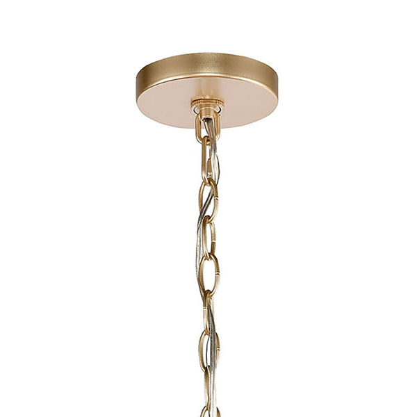 Atlas Levana 24" Wide 5-Light Chandelier - Glamorous Gold Fixture with Crystal Accents for Modern Spaces CL11218-GD