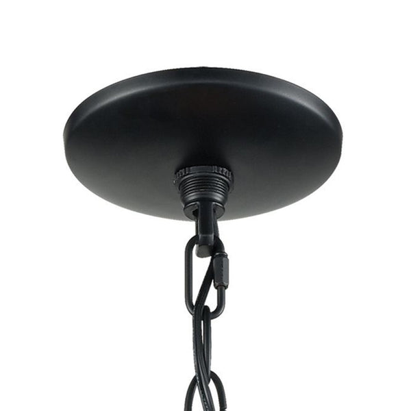 Atlas Lineo 20'' Wide 6-Light Chandelier - Modern Matte Black Design with Crystal Accents for Elegance CL11225-BK