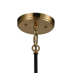 Atlas Mandeville 23" Wide 6-Light Chandelier - Modern Luxury Design in Oil Rubbed Bronze & Satin Brass CL11233-BS