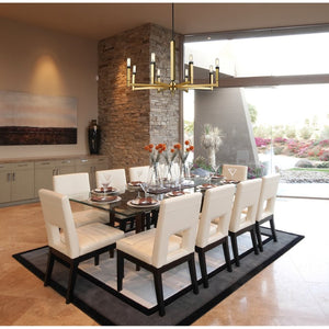 Atlas Mandeville 31'' Wide 8-Light Chandelier – Modern Oil Rubbed Bronze & Satin Brass for Elegant Interiors CL11234-BS